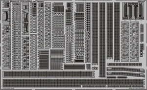 Eduard 53036 Bismark railings and turrets 1/350 REVELL