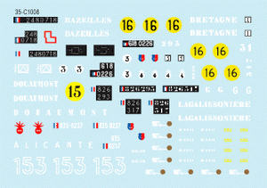 Star Decals 35-C1008 AMX-13 Chaffee &amp;amp; AMX-13 SS-11 1/35 – Bild 2