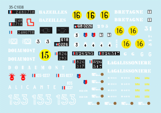 Star Decals 35-C1008 AMX-13 Chaffee &amp;amp; AMX-13 SS-11 1/35 – Bild 2