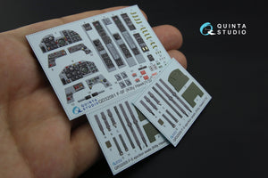 Quinta Studio QD32081 F-5F 3D-Printed colored Interior on decal paper (for KittyHawk kit) 1/32 – Bild 2