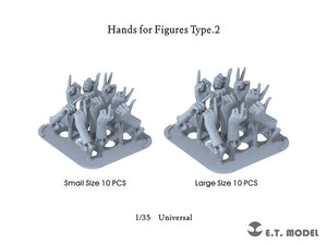 ET Model P35-326 Hands for Figures Type.2 1/35