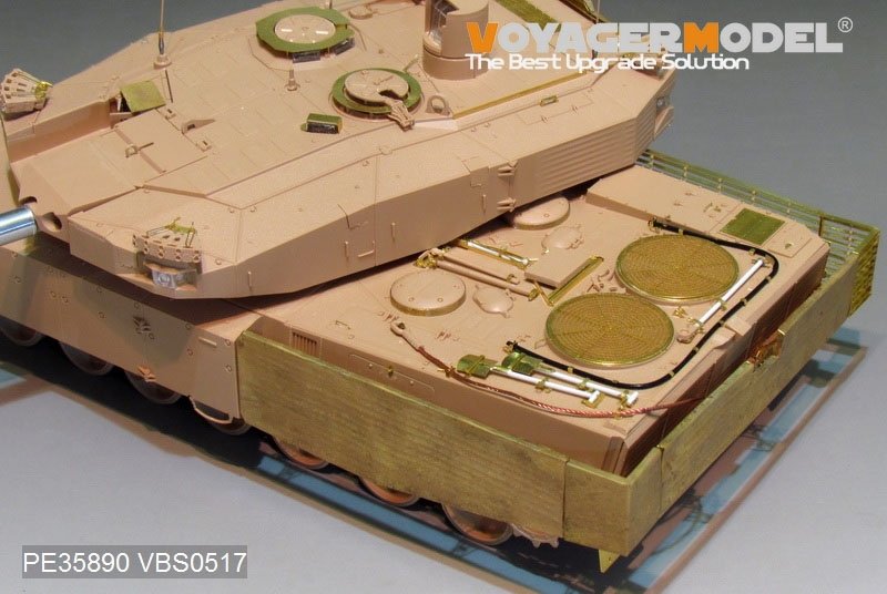 Voyager Model PE35890 Modern German Leopard2A4 Revolution 1 MBT Basic for TIGER 1/35 – obrázek 4