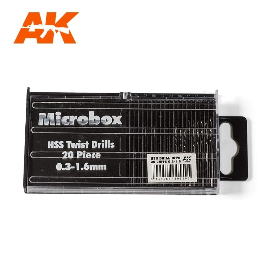 AK Interactive AK9015 MICROBOX FROTTES HSS (0,3 -1,6)