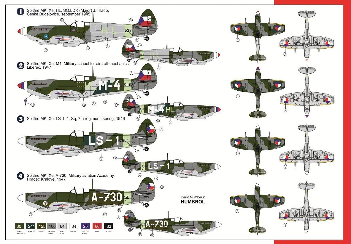 AZ Model AZ7413 Supermarine Spitfire Mk.IXe 1/72 – obrázek 2