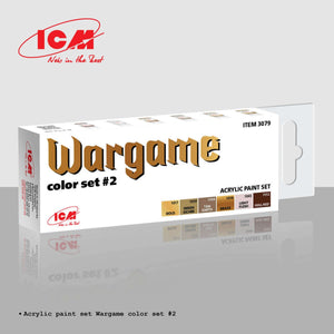 ICM 3079 Acrylic paint set for Wargame Color Set #2