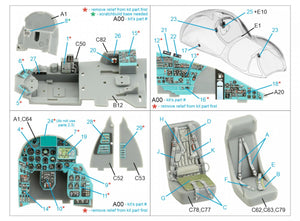 Quinta Studio QD48356 Mi-24D 3D-Printed &amp;amp; colored Interior on decal paper (Trumpeter) 1/48 – Bild 2