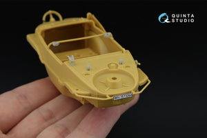 Quinta Studio QD+35146 Schwimmwagen Type 166 3D-Printed &amp; coloured Interior on decal paper (Hero) (with 3D-printed resin parts) 1/35