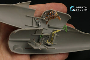 Quinta Studio QD48297 Gloster Gladiator MKI 3D-Printed &amp;amp; colored Interior on decal paper (Roden) 1/48 – image 8