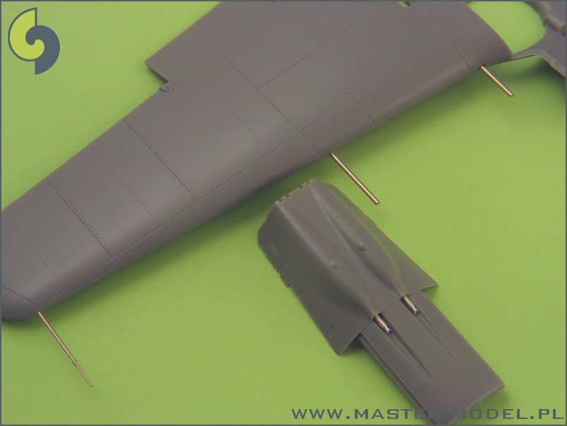 Master AM-48-019 Fw 190 A7, A8 armament set (MG 131 barrel tips, MG 151 barrels, MG 151 fairings) &amp;amp; Pitot Tube (1/48) – obrázek 3