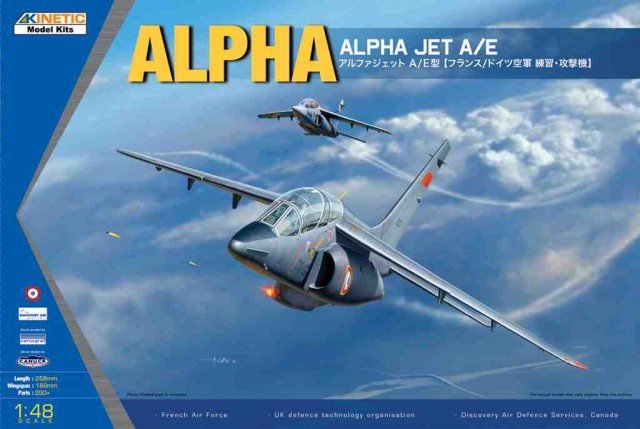 Kinetic K48043 ALPHA ALPHA JET A/E 1/48 