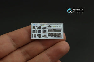 Quinta Studio QDS-48277 F/A-18А 3D-Printed &amp;amp; colored Interior on decal paper (HobbyBoss)(Small version) 1/48 – immagine 7