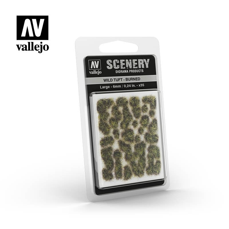Vallejo Scenery SC414 Touffe sauvage – Brûlée