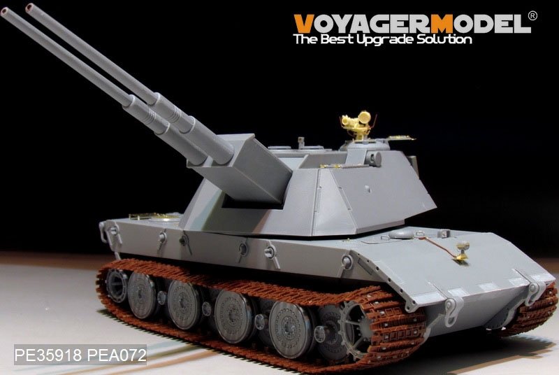 Voyager Model PE35918 WWII German E-100 Super Heavy Tank for AMUSING HOBBY 1/35 – obrázek 6