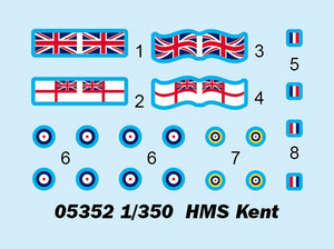 Trumpeter 05352 HMS Kent 1/350 – image 4