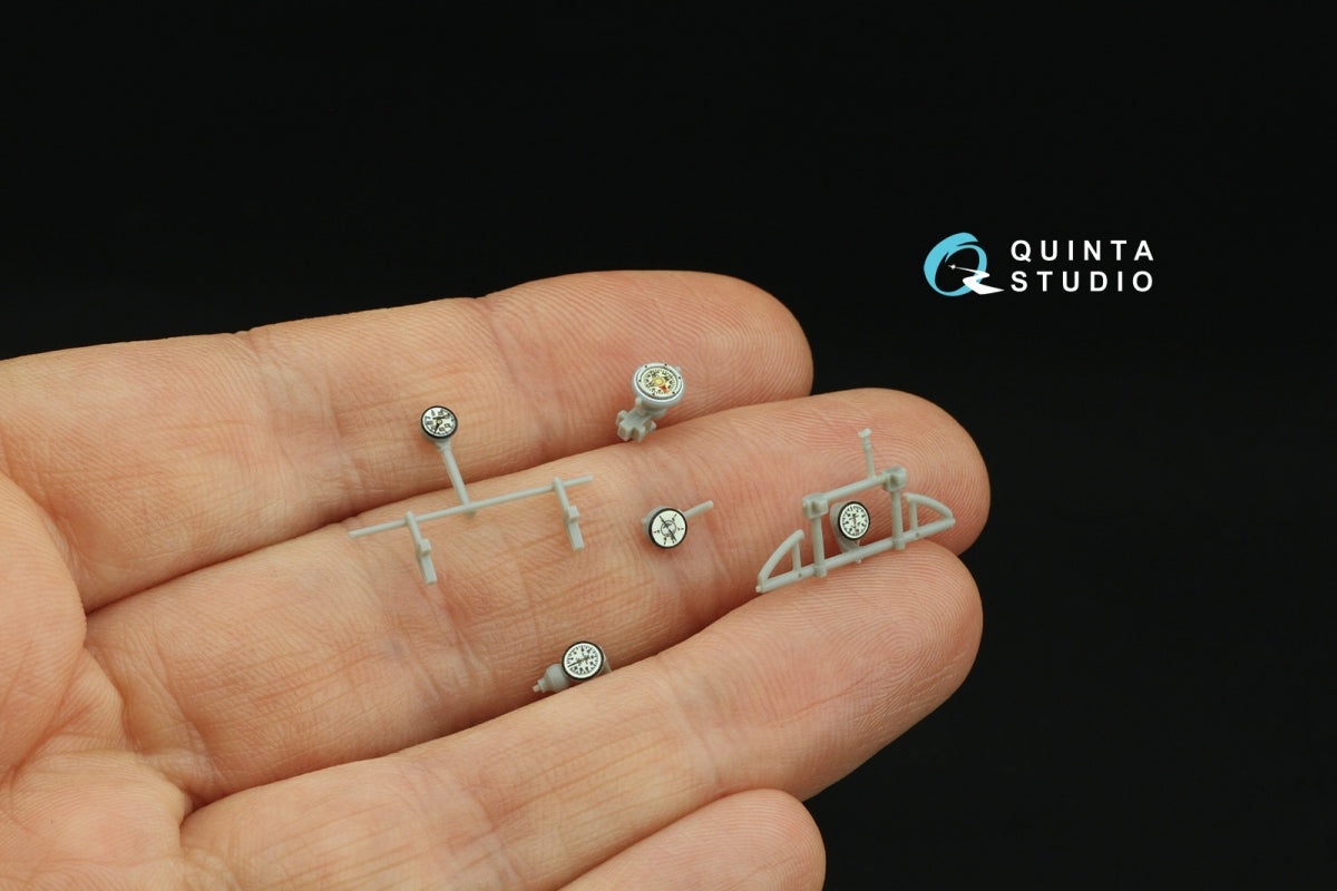 Quinta Studio QD32239 Fokker D.VII 3D-Printed &amp;amp; colored Interior on decal paper (Wingnut Wings) 1/32 – image 12