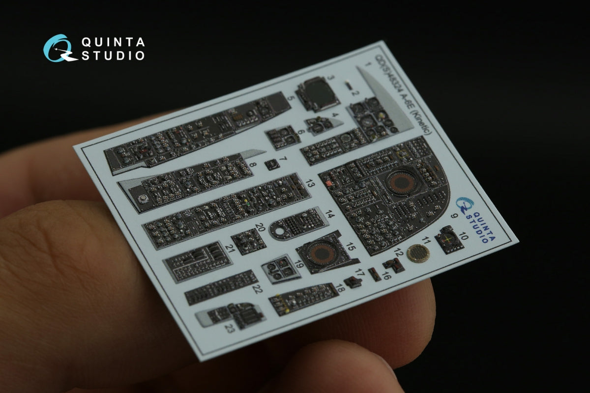 Quinta Studio QDS-48324 A-6E 3D-Printed coloured Interior on decal paper (Kinetic) (Small version) 1/48 – zdjęcie 3