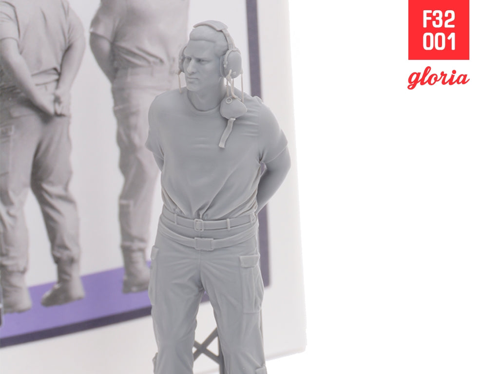 Gloria F32001 Ground Crew US Air Force vol.1 3D Printed Figures 1/32 – Bild 3
