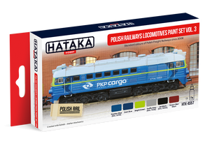 Hataka HTK-AS57 Polish Railways locomotives paint set vol. 3 – obrázek 2