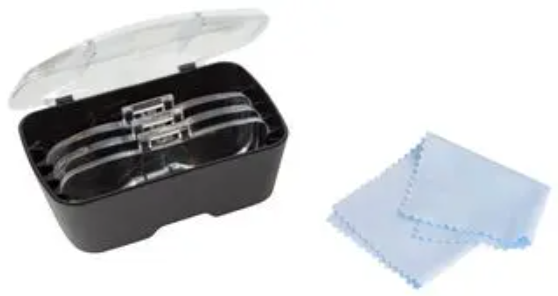 Lightcraft LC1766 Pro LED Headband Magnifier Kit with Bi-Plate, 5 Lenses, Magnification 1x 3x 3.5x 6x