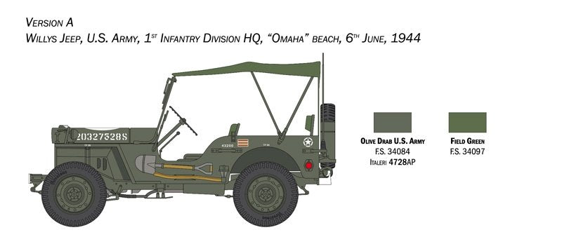 Italeri 3635 Willys Jeep MB 80th Anniversary 1941-2021 1/24 – image 4