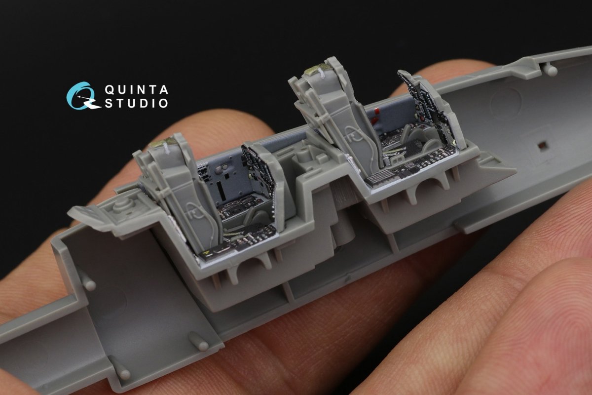 Quinta Studio QD72034 F-15E 3D-Printed &amp;amp; colored Interior on decal paper (GWH) 1/72 – image 8