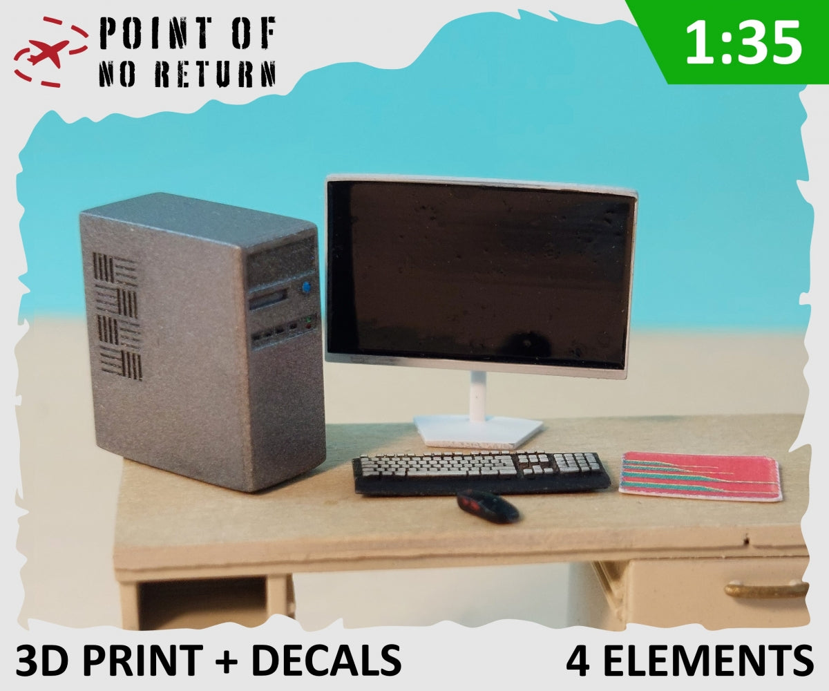 Point of no Return 3524057 PC with monitor, keyboard, mouse and decals / PC with monitor, keyboard, mouse and decals 1/35