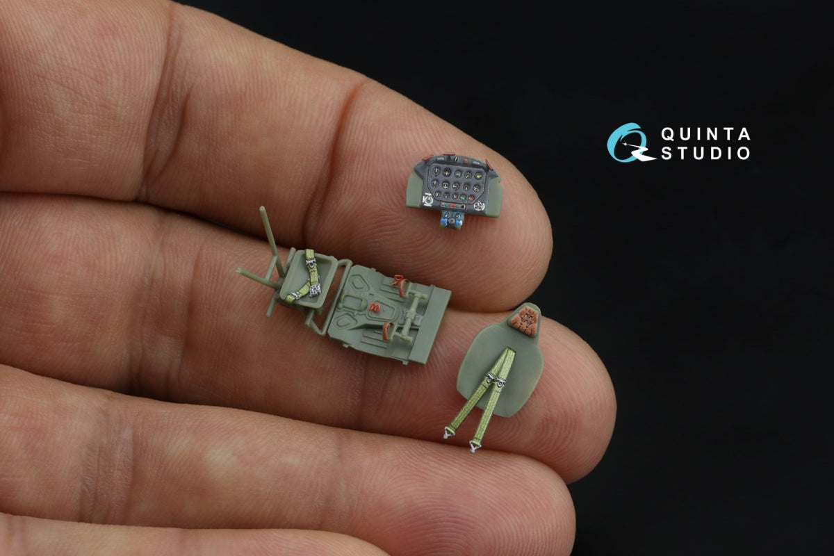 Quinta Studio QD72170 MiG-3 3D-Printed colored Interior on decal paper (Armory) 1/72 – immagine 3