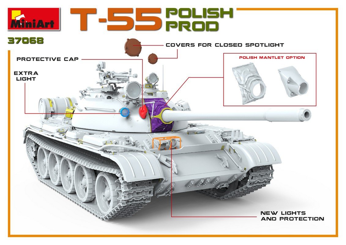 MiniArt 37068 T-55 POLISH PRODUCTION 1/35 – image 10