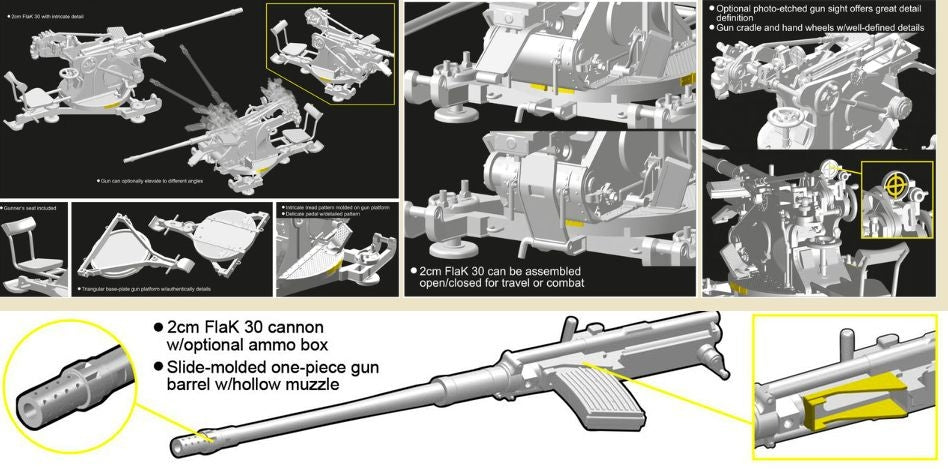 Das Werk DW35040 Flak 30 2cm 1/35 – immagine 2