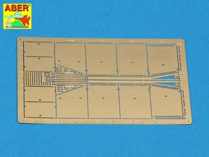 Aber 72A11 Side skirts for Sturmgeschutz III (Early model) 1/72