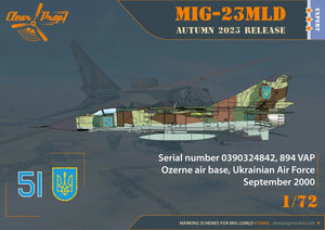 Clear Prop! CP72042 MiG-23MLD The last Ukrainian Flogger-К EXPERT KIT 1/72 – Bild 6