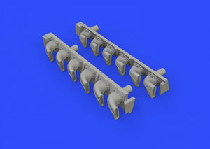 Eduard 648402 Bf 109G-6 exhaust stacks TAMIYA 1/48 – obrázek 3