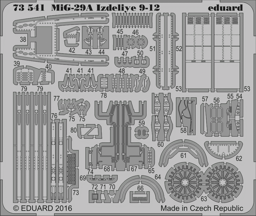 Eduard 73541 MiG-29A Izdeliye 9-12 1/72 TRUMPETER – image 2