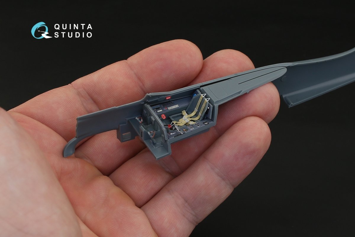 Quinta Studio QD48128 Fw 190 A-8/A-9 (R11) 3D-Printed &amp;amp; colored Interior on decal paper (for Eduard kit) 1/48 – image 6