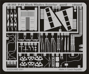 Eduard 48383 P-61 exterior 1/48 (MONOGRAM, REVELL) – immagine 2