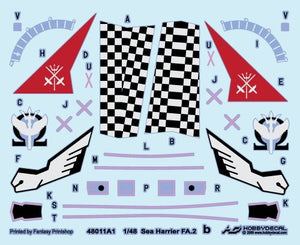 HobbyDecal AL48011V1 Sea Harrier FA.2 1/48 – obrázek 3