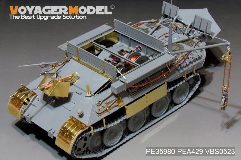 Voyager Model PE35980 WWII German Bergepanther Ausf.A (Late type,Panther G tool holders) Basic For TAKOM 2101 1/35 – image 8