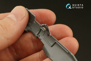 Quinta Studio QD72041 Fw 190A-8 3D-Printed &amp;amp; colored Interior on decal paper (Eduard) 1/72 – image 7