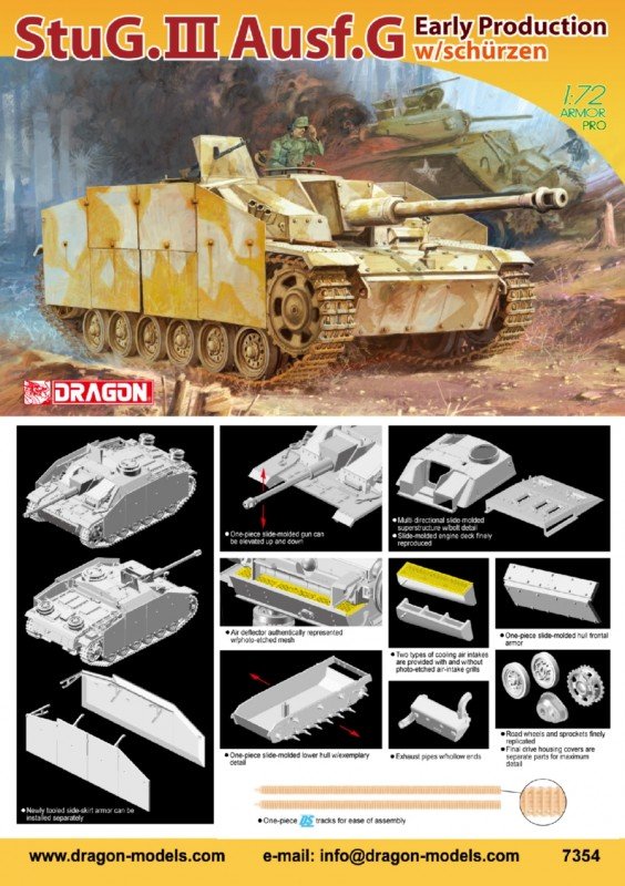 Dragon 7354 StuG.III,Ausf.G Early 1/72 – image 2