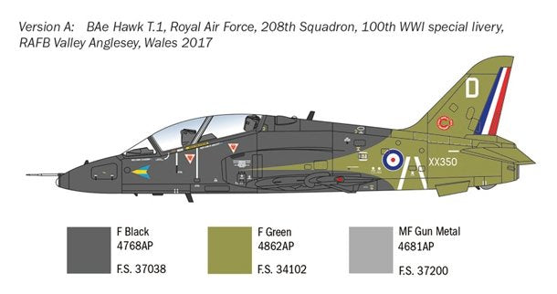 Italeri 2813 Hawk T Mk. I 1/48 – obrázek 4