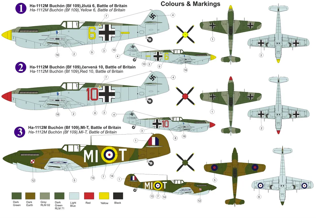 AZ Model AZ7669 HA-1112M-1L Buchón „The Movie Star“ 1/72 – zdjęcie 2