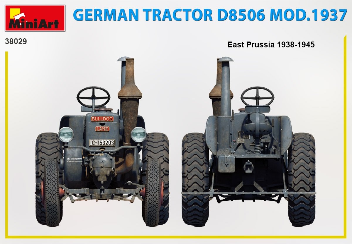 MiniArt 38029 GERMAN TRACTOR D8506 MOD. 1937 1/35 – image 7