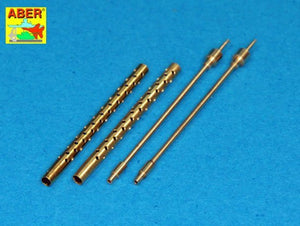 Aber A32013 Set of 2 barrels for 13.2 mm Japanese Type 3 aircraft machine guns used on Mitsubishi A6M5b/c, A6M7, A6M8 (1/32)