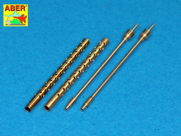 Aber A32013 Set of 2 barrels for 13.2 mm Japanese Type 3 aircraft machine guns used on Mitsubishi A6M5b/c, A6M7, A6M8 (1/32)