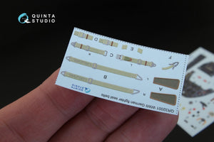 Quinta Studio QD32045 Bf 109G-10 3D-Printed &amp;amp; colored Interior on decal paper (for Revell kit) 1/32 – image 2