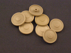 Panzer Art RE35-003 Burn out Wheels for Pz38/Marder III/Hetzer 1/35 – obrázek 2