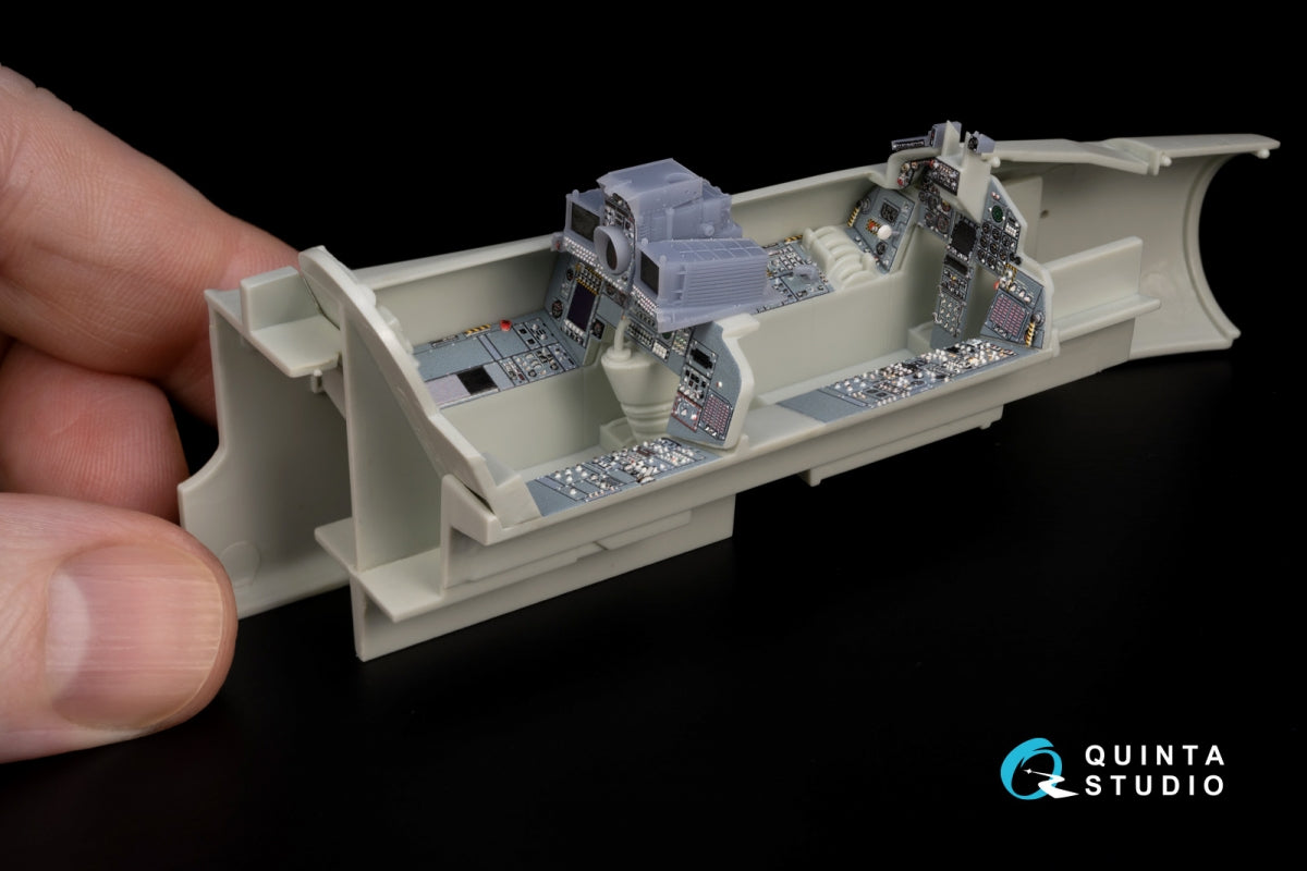 Quinta Studio QD+48264 Tornado ECR Italian 3D-Printed &amp;amp; colored Interior on decal paper (Revell) (with 3D-printed resin parts) 1/48 – Bild 15