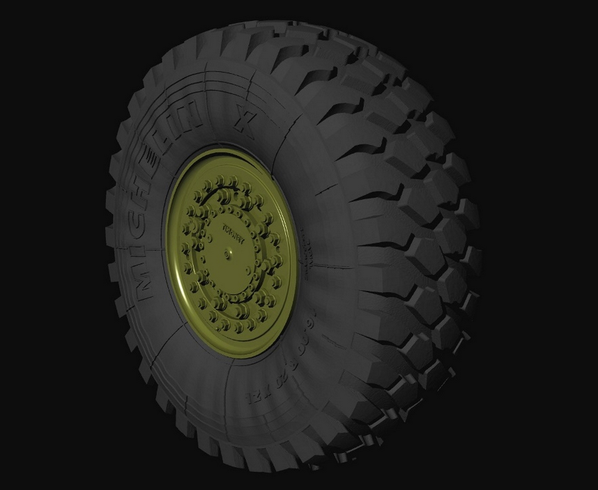Panzer Art RE35-585 Kamaz 53949 “Typhoon” Road wheels 1/35 – image 2