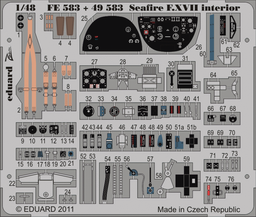 Eduard 49583 Seafire F. XVII SA 1/48 AIRFIX