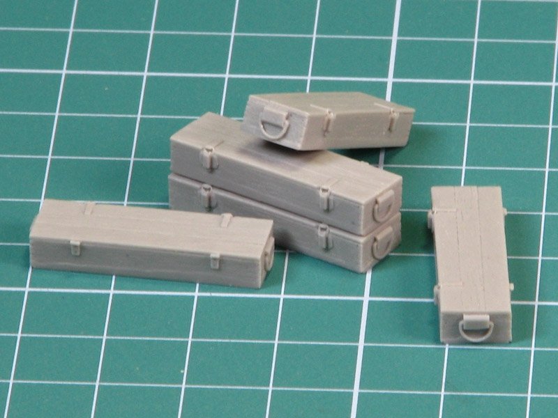 Eureka XXL E-013 Wooden Ammo Boxes for 7.5 cm Kw.K.42 1/35 – image 2
